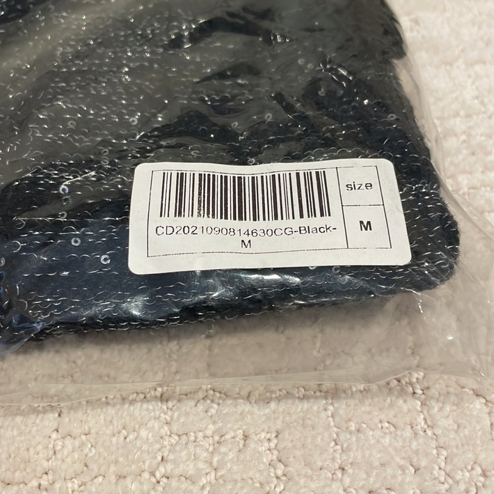Cider Sprinkled In Fairy Dust Black Cardigan Sz Medium - Picture 8 of 9